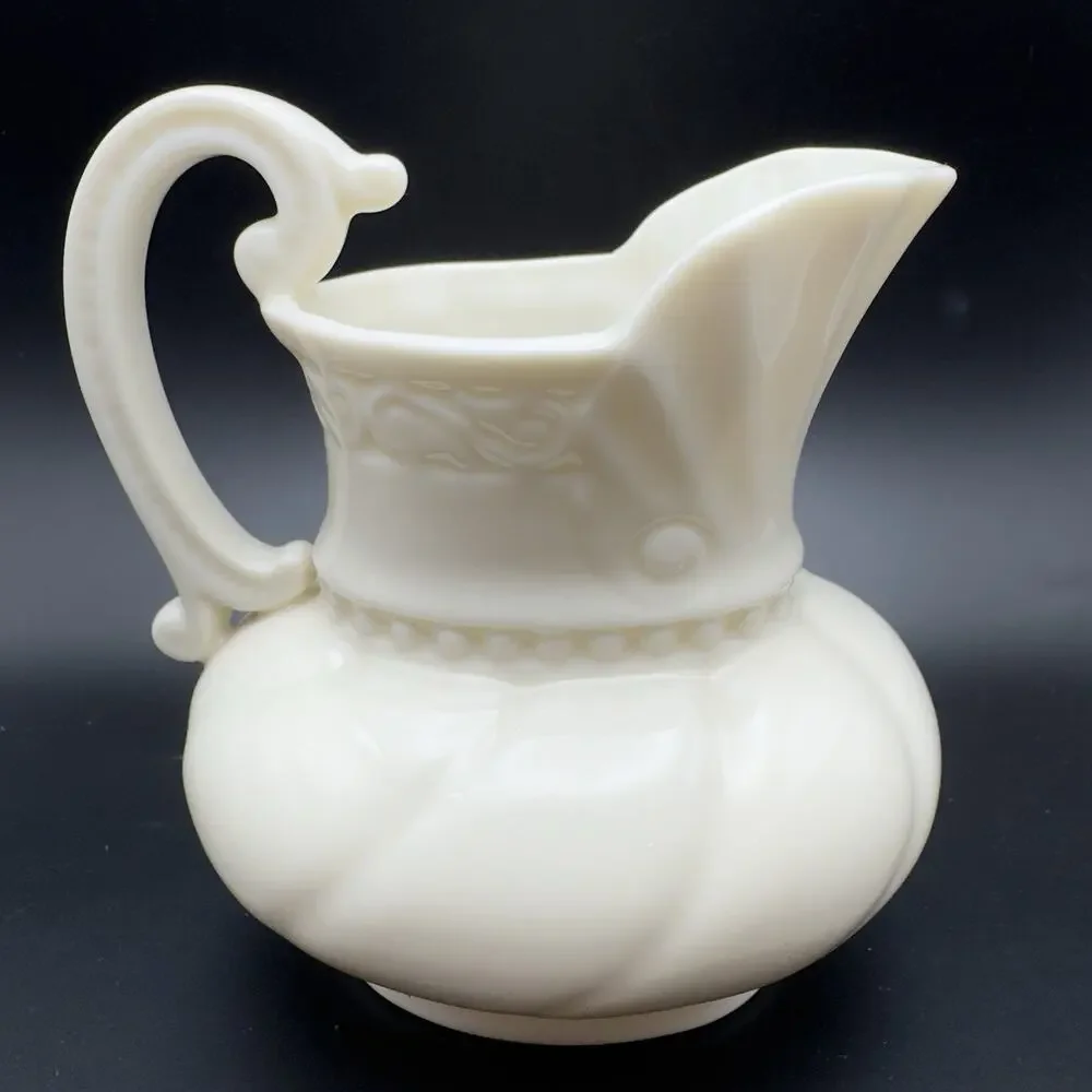 Vintage Lenox Porcelain Creamer Syrup Server Colonial Collection Blue Mark 5